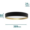 Philips 8720169301351 LED Deckenleuchte Hanno | 24W integrierte LED-Quelle | 2800lm | 4000K