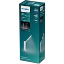 Philips 8719514420373 Tragbare LED-Touch-Tischlampe Amber 1x5W | 120lm | 4000K - USB, dimmbar, weiß