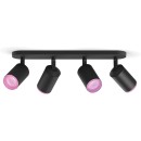 Philips Hue 8720169319394 LED Spot-Deckenleuchte Fugato  | 4x4,2W GU10 | 2000-6500+RGBK