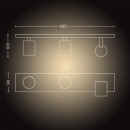 Philips Hue  8720169320413 LED Spot-Deckenleuchte Runner  | 3x4,2W GU10 | 3x400lm | 2200-6500K