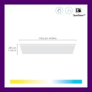 Philips WiZ 8720169071391 LED Deckenleuchte Ceiling RT | 36W integrierte LED-Quelle | 3400lm | 2700-6500K