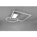Trio 620510307 LED-Deckenleuchte Downey 1x33w | SMD | 4600lm | 2700-6500K - einstellbar, Speicherfunktion, Temperatureinstellung, dimmbar, Fernbedienung, mattes Nickel