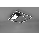 Trio 620510332 LED Deckenleuchte Downey 1x33w | SMD | 4600lm | 2700-6500K - einstellbar, Speicherfunktion, Beleuchtungstemperatureinstellung, dimmbar, Fernbedienung, matt schwarz