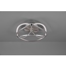 TRIO 621210107 LED Deckenleuchte Charivari 1x20W | 2500L | 3000K | IP20 - dimmbar - 3 Phasen, Nickel