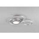 Trio 623410207 LED-Deckenleuchte Jive 1x36W | 4300lm | 2700-6000K - Dimmbar, Nachtmodus, Fernbedienung, separate Schalter, Matt-Nickel