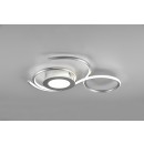 Trio 623410207 LED-Deckenleuchte Jive 1x36W | 4300lm | 2700-6000K - Dimmbar, Nachtmodus, Fernbedienung, separate Schalter, Matt-Nickel