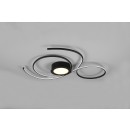 Trio 623419232 LED-Deckenleuchte Jive 1x48w | 5600lm | 2700-6000K - Dimmbar, Nachtmodus, Fernbedienung, separate Schalter, schwarz