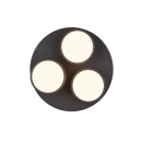 Trio 626510342 LED-Deckeneinbauleuchte Franklin 3x8,5W | 3000lm | 3000K - 3-Phasen-Dimmung, Anthrazit