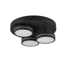 Trio 626510342 LED-Deckeneinbauleuchte Franklin 3x8,5W | 3000lm | 3000K - 3-Phasen-Dimmung, Anthrazit