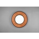 Trio 626610232 LED Deckenleuchte Deacon 1x37w | 4400lm | 2700-6000K - 3 Phase Dimmen, schwarz, Holz