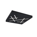 Trio 630810132 LED Deckenleuchte SNIP | 24W integrierte LED-Quelle | 2800lm | 2700-6500K | Dimmer | Fernbedienung | Nachtleuchte