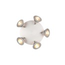 Trio 637010507 LED Spot-Deckenleuchte ROMEO | 7W integrierte LED-Quelle | 700lm | 2300+3000+4000K