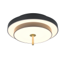 Trio T640210180 LED Deckenleuchte KEATON  | 34W integrierte LED-Quelle | 1x4000lm | 2300+3000+4000K | Trio - SwitchDimmer | schwarz | gold