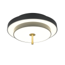 Trio T640210180 LED Deckenleuchte KEATON  | 34W integrierte LED-Quelle | 1x4000lm | 2300+3000+4000K | Trio - SwitchDimmer | schwarz | gold