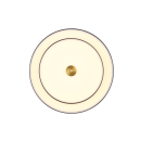 Trio T640210180 LED Deckenleuchte KEATON  | 34W integrierte LED-Quelle | 1x4000lm | 2300+3000+4000K | Trio - SwitchDimmer | schwarz | gold
