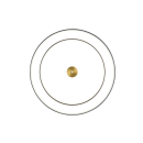 Trio T640210180 LED Deckenleuchte KEATON  | 34W integrierte LED-Quelle | 1x4000lm | 2300+3000+4000K | Trio - SwitchDimmer | schwarz | gold