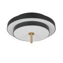 Trio T640210180 LED Deckenleuchte KEATON  | 34W integrierte LED-Quelle | 1x4000lm | 2300+3000+4000K | Trio - SwitchDimmer | schwarz | gold
