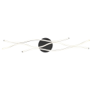 Trio 641210308 LED-Deckeneinbauleuchte Blaze 1x35W | 4300lm | 2300K+3000K+4000K - 3-Phasen-Dimmung, DIP-Schalter, schwarz, Messing