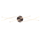 Trio 641210308 LED-Deckeneinbauleuchte Blaze 1x35W | 4300lm | 2300K+3000K+4000K - 3-Phasen-Dimmung, DIP-Schalter, schwarz, Messing