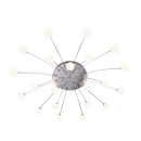 Trio 641412107 LED-Deckeneinbauleuchte Bullet 21x1,5W | 3570lm | 3000K - 3-Phasen-Dimmung, Nickel