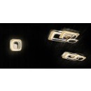 Trio 642910380 LED-Deckeneinbauleuchte Lugo 1x28W | 3400lm | 3000K - 3-Phasen-Dimmung, Schwarz, Gold