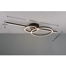 Trio 643010332 LED Anbau-Kronleuchter Montilla | 54W integrierte LED-Quelle | 6300 lm | 2700-6000K