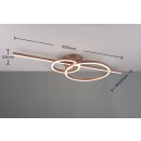 Trio 564301036 LED Anbau-Kronleuchter Montilla | 54W integrierte LED-Quelle | 6300 lm | 2700-6000K