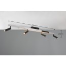 Trio T648310505 LED Deckenleuchte ZENO  | 12+4x5,5W integrierte LED-Quelle | 4x650lm | 2700-6500K