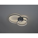 TRIO 652710342 LED Leuchte Aaron 1x36W | 3000L | 3000-6000K | IP20 | RGBW - dimmbare Beleuchtung Temperatureinstellung, Memory-Funktion, Fernbedienung, Technologie WiZ, anthrazit