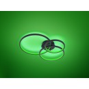TRIO 652710342 LED Leuchte Aaron 1x36W | 3000L | 3000-6000K | IP20 | RGBW - dimmbare Beleuchtung Temperatureinstellung, Memory-Funktion, Fernbedienung, Technologie WiZ, anthrazit