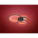 TRIO 652710342 LED Leuchte Aaron 1x36W | 3000L | 3000-6000K | IP20 | RGBW - dimmbare Beleuchtung Temperatureinstellung, Memory-Funktion, Fernbedienung, Technologie WiZ, anthrazit