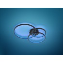 TRIO 652710342 LED Leuchte Aaron 1x36W | 3000L | 3000-6000K | IP20 | RGBW - dimmbare Beleuchtung Temperatureinstellung, Memory-Funktion, Fernbedienung, Technologie WiZ, anthrazit