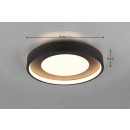Trio 656610132 LED Deckenleuchte SOLEA | 36W integrierte LED-Quelle | 4700lm | 3000K