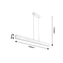 Rabalux 6670 LED Deckenleuchte Tithania 1x24W | 1920lm | 2700-6500K - dimmbar, einstellbare Lichttemperatur, Aluminium, weiß