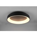 Trio 671290132 LED- Deckenleuchte Girona 1x48w | SMD | 5600lm | 2700-6000K - dimmbar, Temperatur der Beleuchtung, Speicherfunktion, Nachtmodus, Fernbedienung Matt schwarz