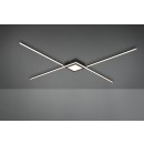 TRIO 674410342 LED Deckenleuchte Oxford 1x27W | 3000L | 3000K | schwarz 3-Phasen-dimmbar, - IP20