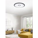 TRIO 679110032 LED Deckenleuchte Okinawa 1x50W | 5000L | 3000-5500K | IP20 - dimmbar, Nachtlichtfunktion, Fernbedienung, Memory-Funktion, Temperatureinstellung, Sterneneffekt, schwarz und weiß