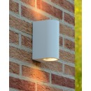 Lucide 69801/02/31 Außenwandlampe Zaro 2x35w | Gu10 | IP44 - weiß, Fleck, dimmbar