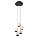 Lucide L134982430 LED Pendelleuchte SENTUBAL  | 5x5,3W integrierte LED-Quelle | 5x210lm | 2700K