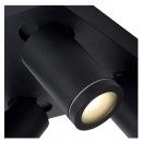 Lucide 09930/20/30 Spotleuchte 4x5w | LED GU10 | 2200K / 3000K | 4x320lm | IP44 - inkl. schwarz, einstellbar, dimmbar, CCT