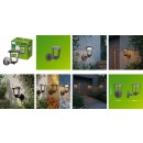 Philips 8721103104878 LED Außenwandleuchte Nuvy  | 4W integrierte LED-Quelle | 800lm | 2700K | anthrazit