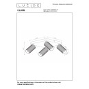 Lucide L099391431 Spot-Deckenleuchte CLUBS GU10