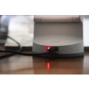 Lutec LT6904101337 LED Außen tragbare Solarlampe Dragonfly 1x1W | 120L | 4000K | IP54 - 3-Phasen-dimmbar, USB, grau