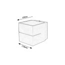 Rabalux 7017 Wandleuchte Kaunas 1x10w | G9 - schwarz