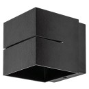 Rabalux 7017 Wandleuchte Kaunas 1x10w | G9 - schwarz