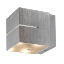 Rabalux 7019 Wandleuchte Kaunas 1x10w | G9 - gebürstetes Aluminium