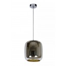 Lucide 70483/01/11 Deckenleuchte Eryn 1x60w | E27 - Chrom, Glas, dimmbar