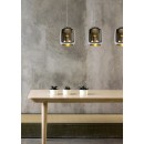 Lucide 70483/03/11 Hängende Deckenleuchte Erny 3x60w | E27 - Chrom, Glas, dimmbar