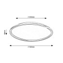 Rabalux 98071290 LED Deckenleuchte Mathiola  | 40W integrierte LED-Quelle | 2200lm | 4000K