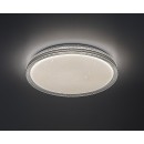 Rabalux 71349 LED Deckenleuchte Monira | 34W integrierte LED-Quelle | 2300lm | 3000-6500K | Fernbedienung | Dimmer | schwarz